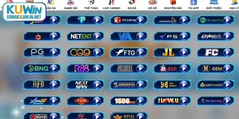 Kho KUWIN slot game cực kỳ đa dạng chủ đề